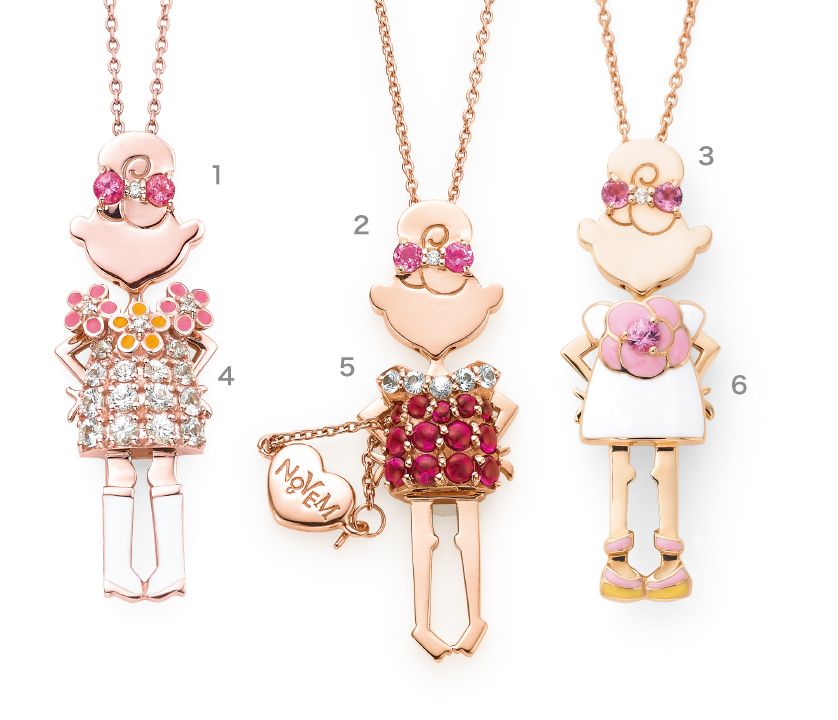 EME（エメ） Flower Ruby Rose ネックレス 商品詳細番号