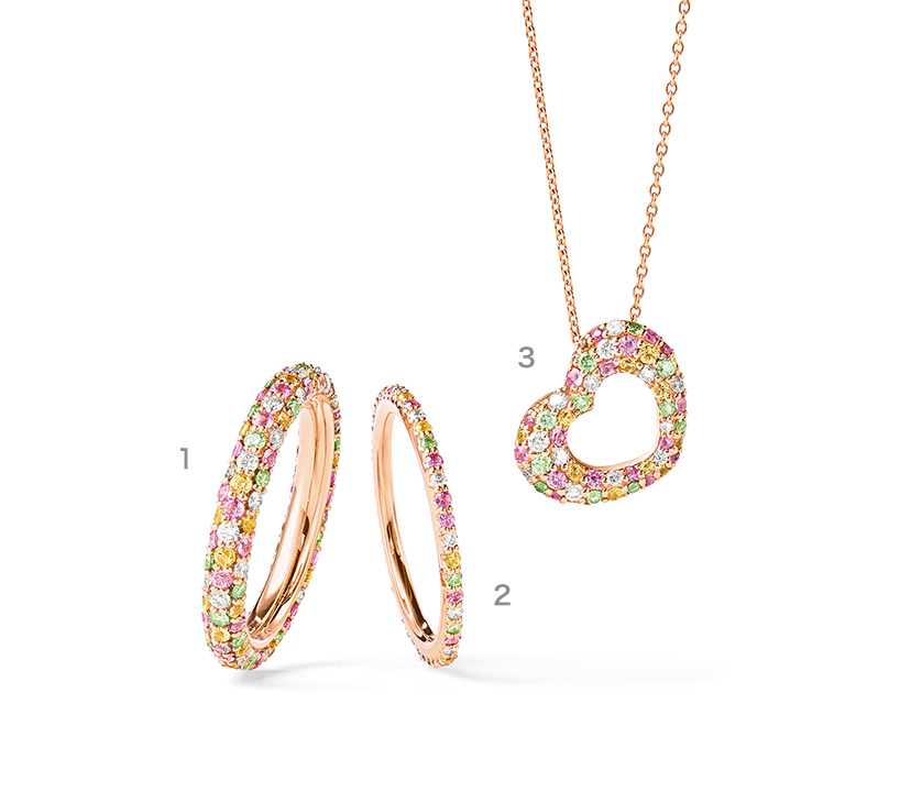 ETERNO FAMILY（エテルノ・ファミリー） パステルカラー ネックレス リング 商品詳細番号