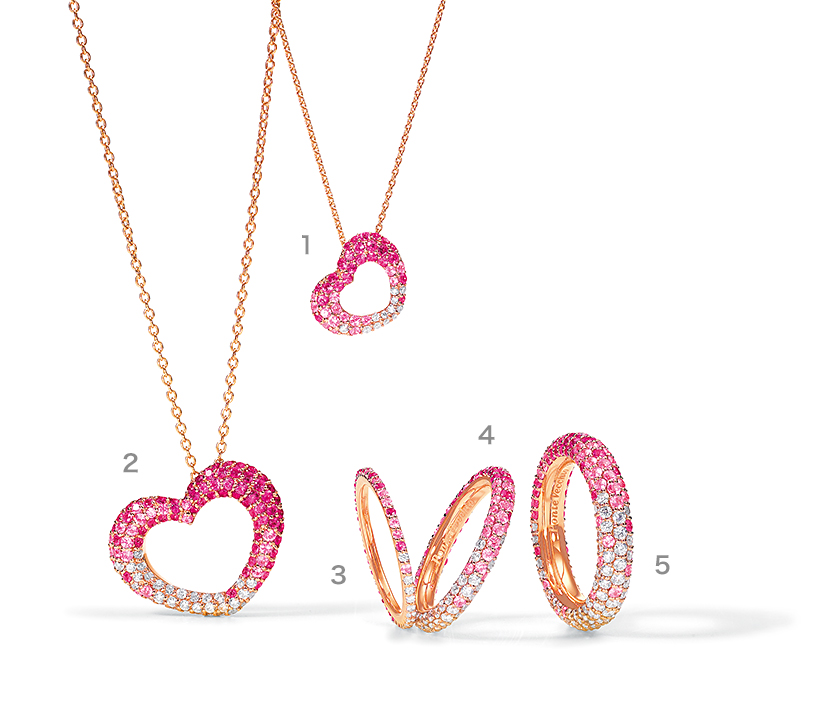 ETERNO FAMILY（エテルノ・ファミリー） ピンク ネックレス リング 商品詳細番号