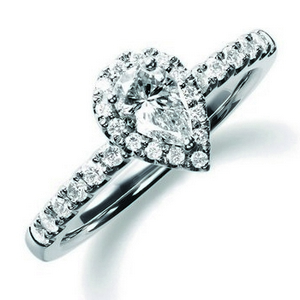 ペアシェイプカットダイヤ