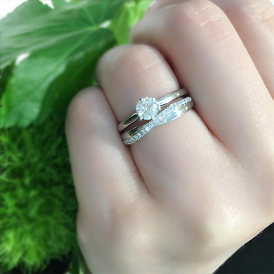 ポンテヴェキオ  Ponte Vecchio 婚約指輪　エンゲージリング　結婚指輪　マリッジリング　重ね着け